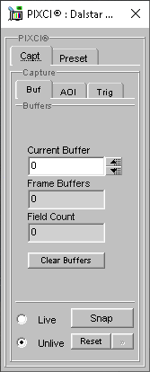(XCAP Control Panel for the Dalstar DS-2x-01M40(CA-D4A))
